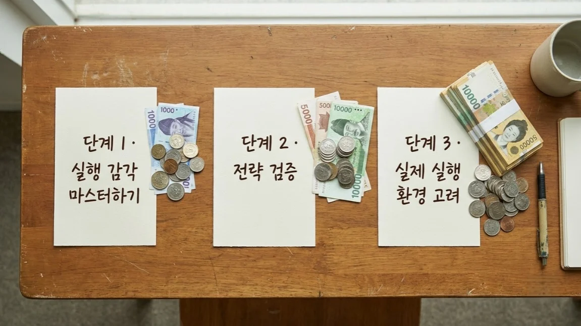 해외선물미니계좌 자금 규모별 1단계부터 3단계까지의 진입 전략