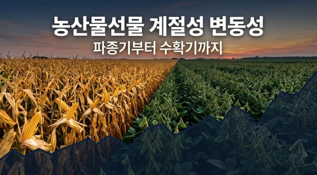 농산물선물 옥수수·대두 파종기 수확기 계절적 변동성