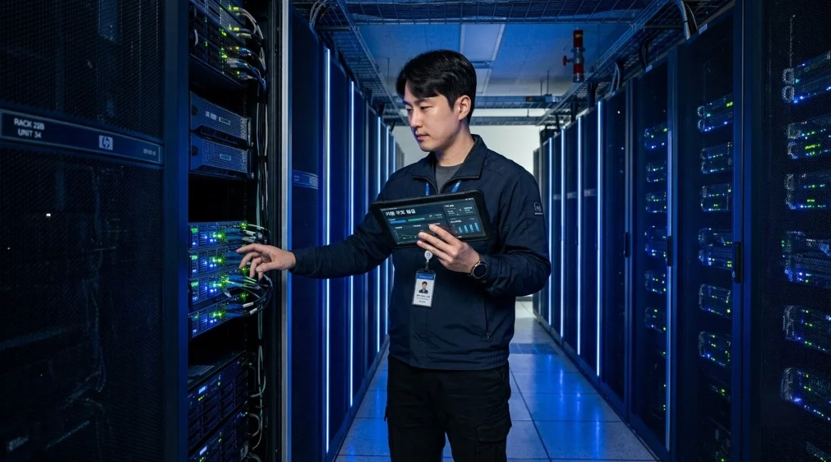 대여계좌안전성 판단을 위한 자본 구조와 서버 점검 장면