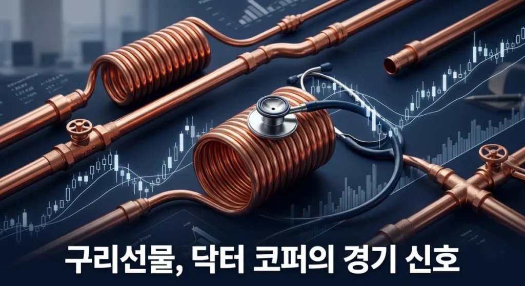 구리선물 닥터 코퍼가 보내는 경기 신호를 상징하는 대표 이미지