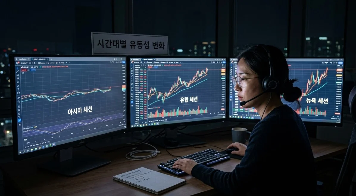 달러인덱스선물 아시아·유럽·뉴욕 세션별 해외선물변동성 비교