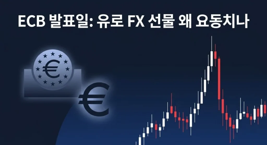 유로FX선물 ECB금리발표 변동성 대응법을 나타내는 대표 썸네일 이미지