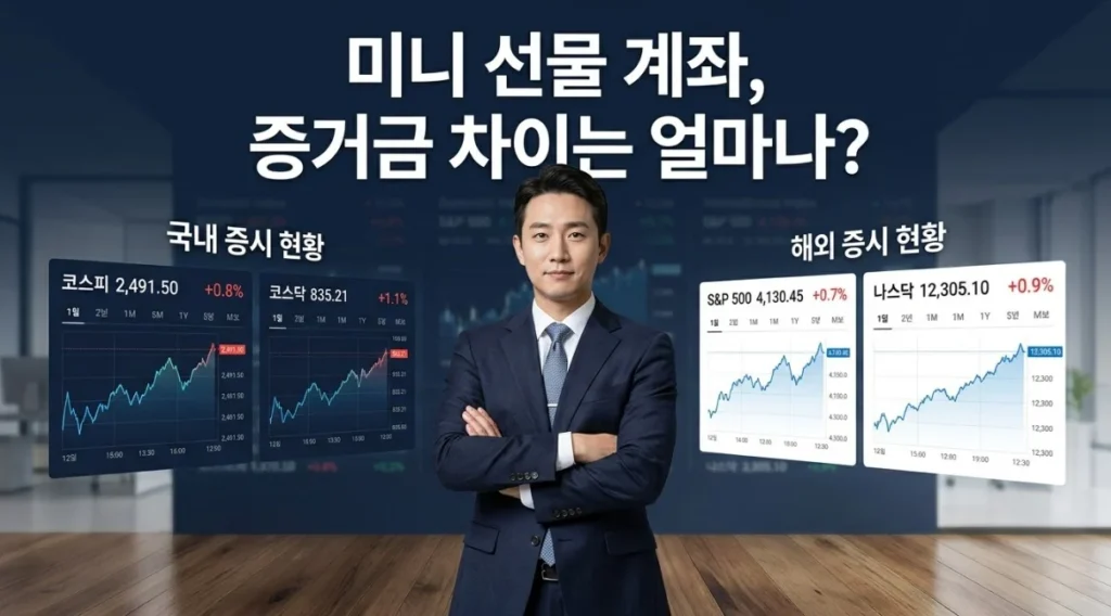 선물미니계좌 국내·해외 증거금 구조 비교 썸네일 이미지
