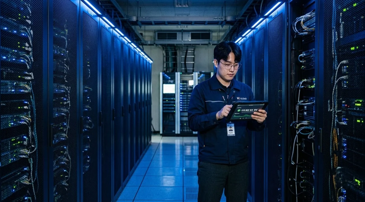 해외선물안전업체 판단 기준이 되는 서버 응답속도 점검 장면
