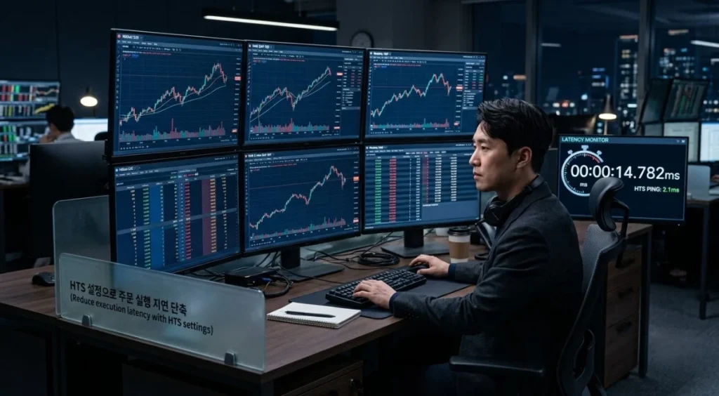 HTS세팅으로 체결 지연을 줄이는 해외선물 매매환경 만들기