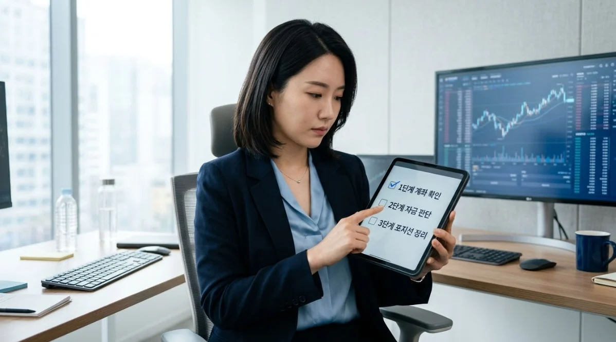 마진콜대처법 3단계 절차를 순서대로 점검하는 트레이더