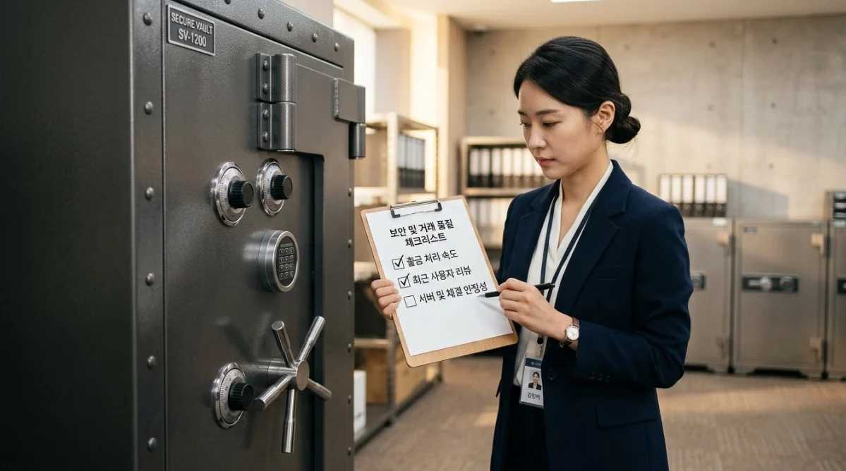 미니계좌소액투자 안전한 미니업체 자본력 체크리스트를 점검하는 한국인 여성