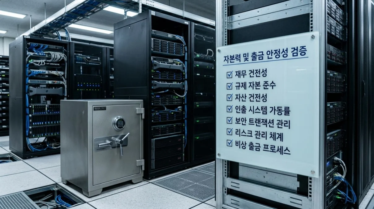 선물미니거래 플랫폼 자본력 검증 체크리스트 이미지