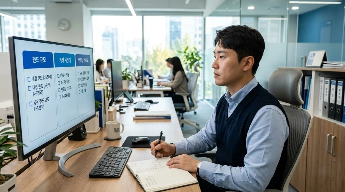 선물미니계좌 선택 기준을 비교하는 체크리스트 이미지
