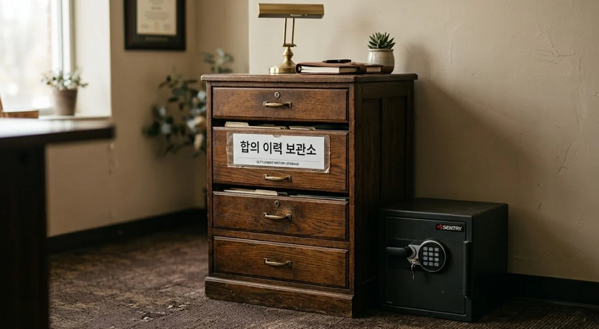 해외선물미니업체 정산 이력 기록 관리를 상징하는 이미지