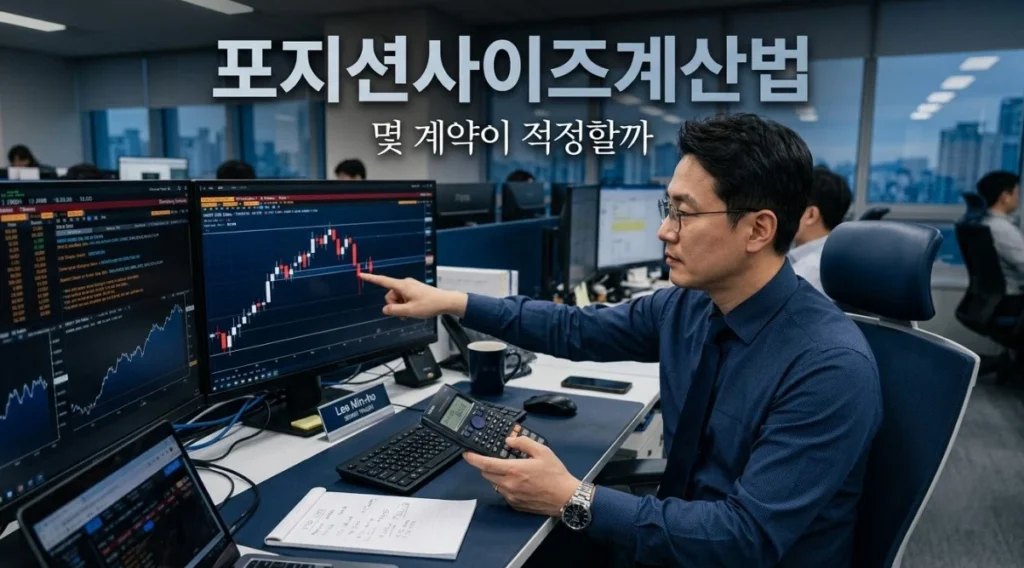 포지션사이즈계산법으로 적정 계약 수를 정하는 기준