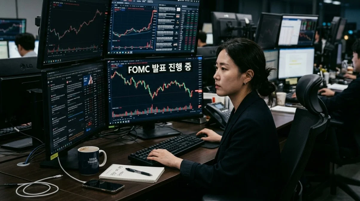FOMC변동성 구간에서 러셀2000선물 대응 원칙을 점검하는 모습