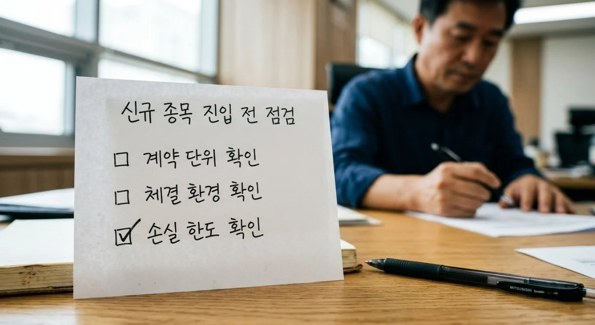 러셀2000선물 신규 진입 전 계약 단위와 손실 한도를 점검하는 체크리스트