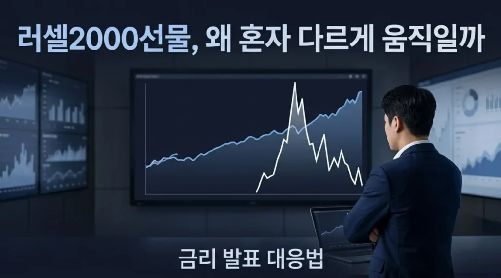 러셀2000선물이 나스닥·S&P500과 다르게 움직이는 이유를 나타낸 대표 이미지